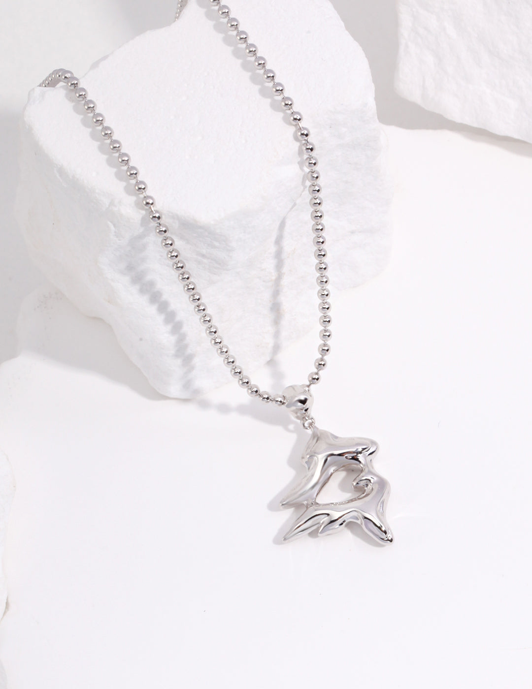 925 Sterling Silver 18k Gold Plated Hypoallergenic Necklace | Unique Pendant Design