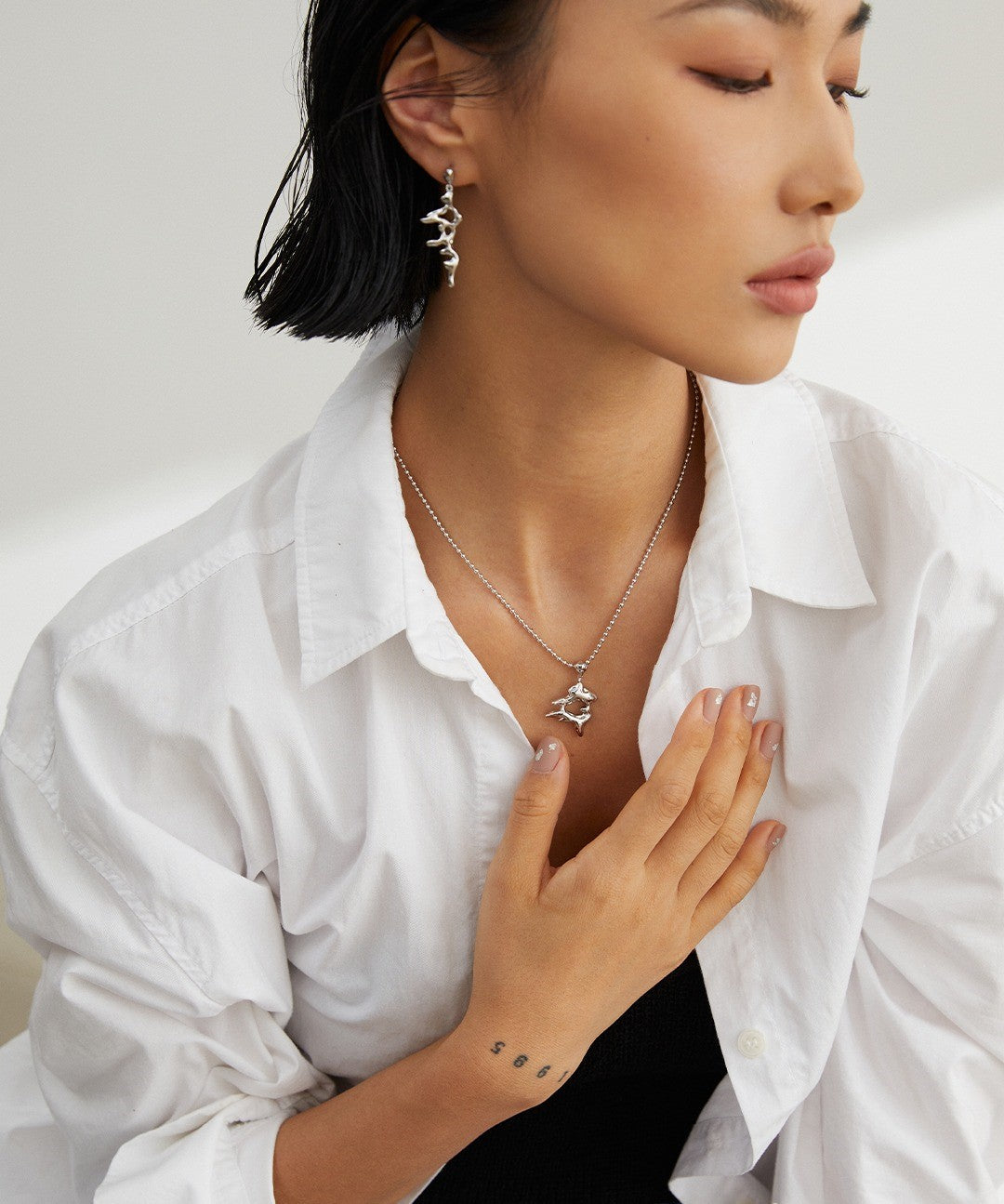 925 Sterling Silver 18k Gold Plated Hypoallergenic Necklace | Unique Pendant Design